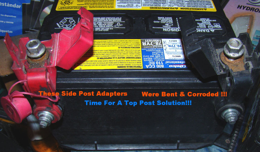 battery side post to top post adapter